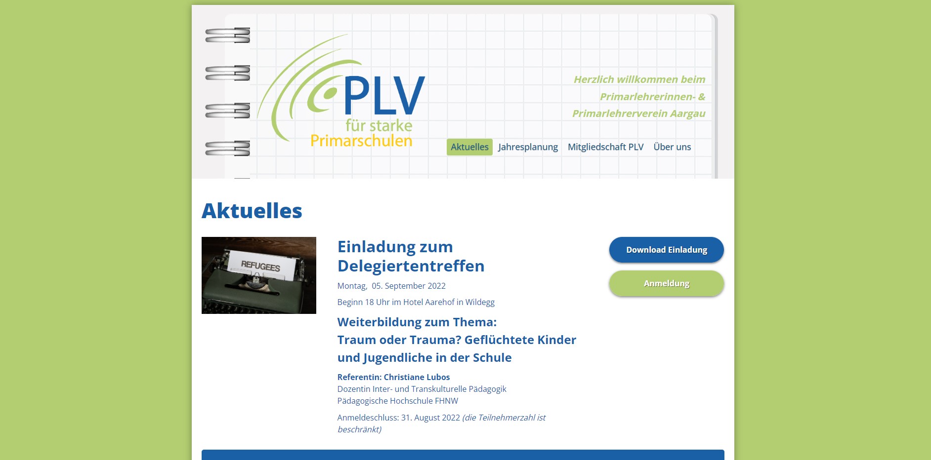 Trans-Logik Bürgi Screenshot Website